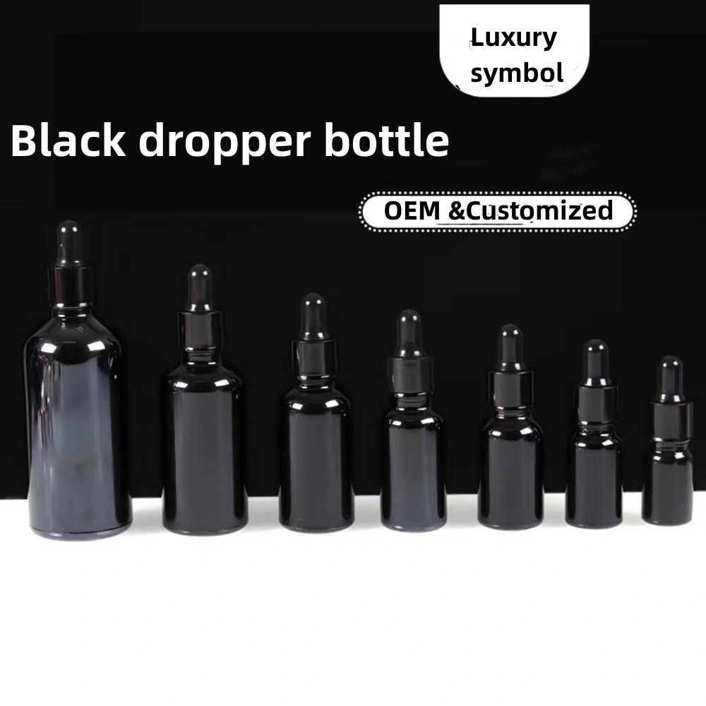 Essential Oil Dropper Bottles Serum Glass Bottle Custom Glass 2oz 5ml 10ml 15ml 20ml 30ml Glass Dropper Bottle Cosmetic Package