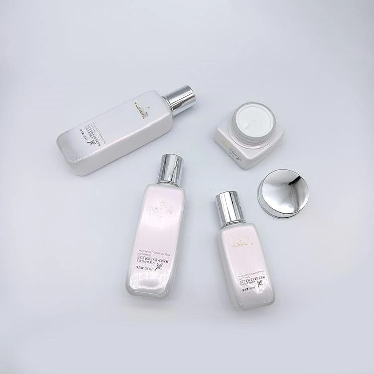 Customizable Lotion Glass Bottle Cream Glass Jar Cosmetic Set Cosmetic Packaging