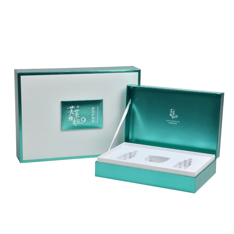 Factory Custom Health Care Package Cosmetic Magnetic Box Large Cardboard Bottle Packaging Essential Box Luxury Diamond Perfume Package