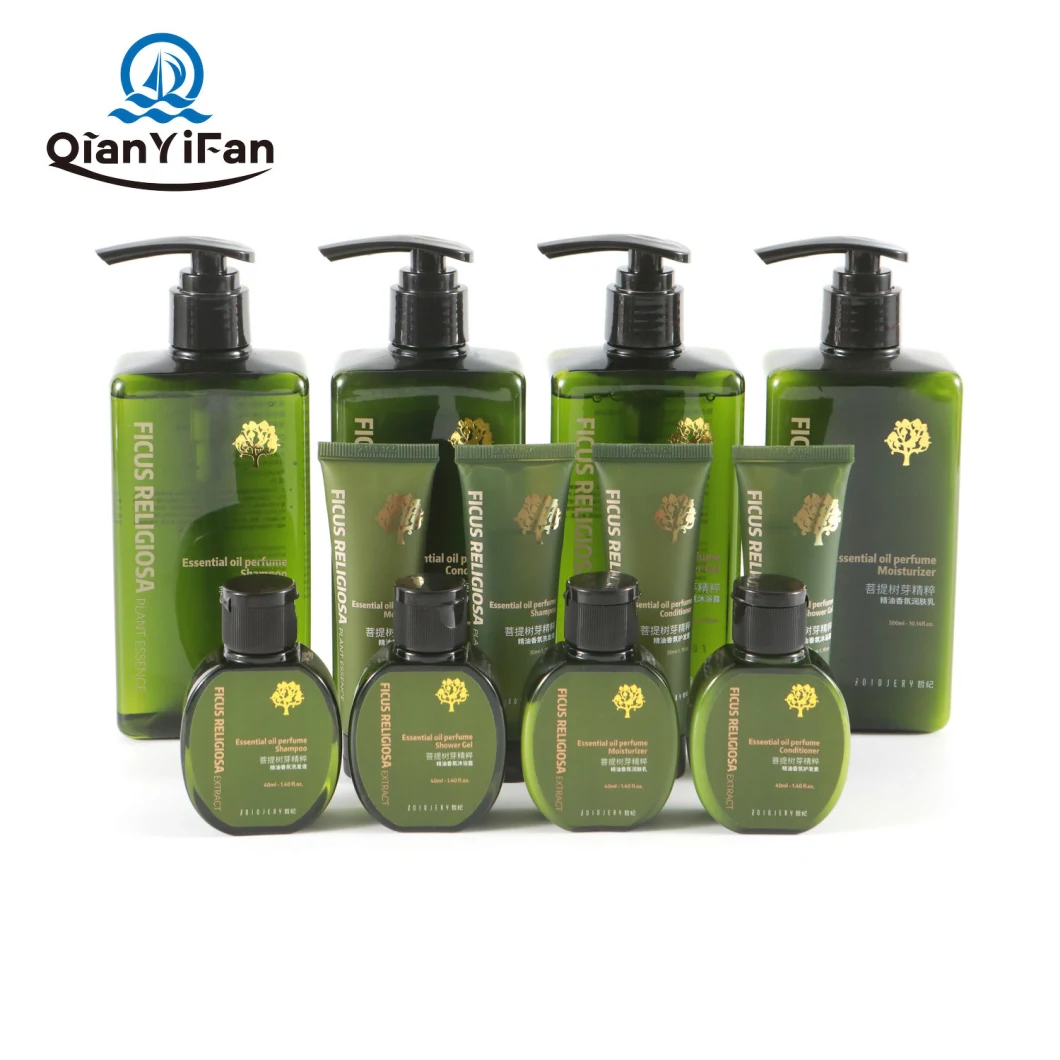 High Aauality Customized Body Wash Shampoo Hair Conditioner 3-5 Star Hotel Amenity Set Branded Toiletries