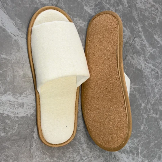 Eco Friendly Disposable Hotel Bedroom Open Toe Slippers