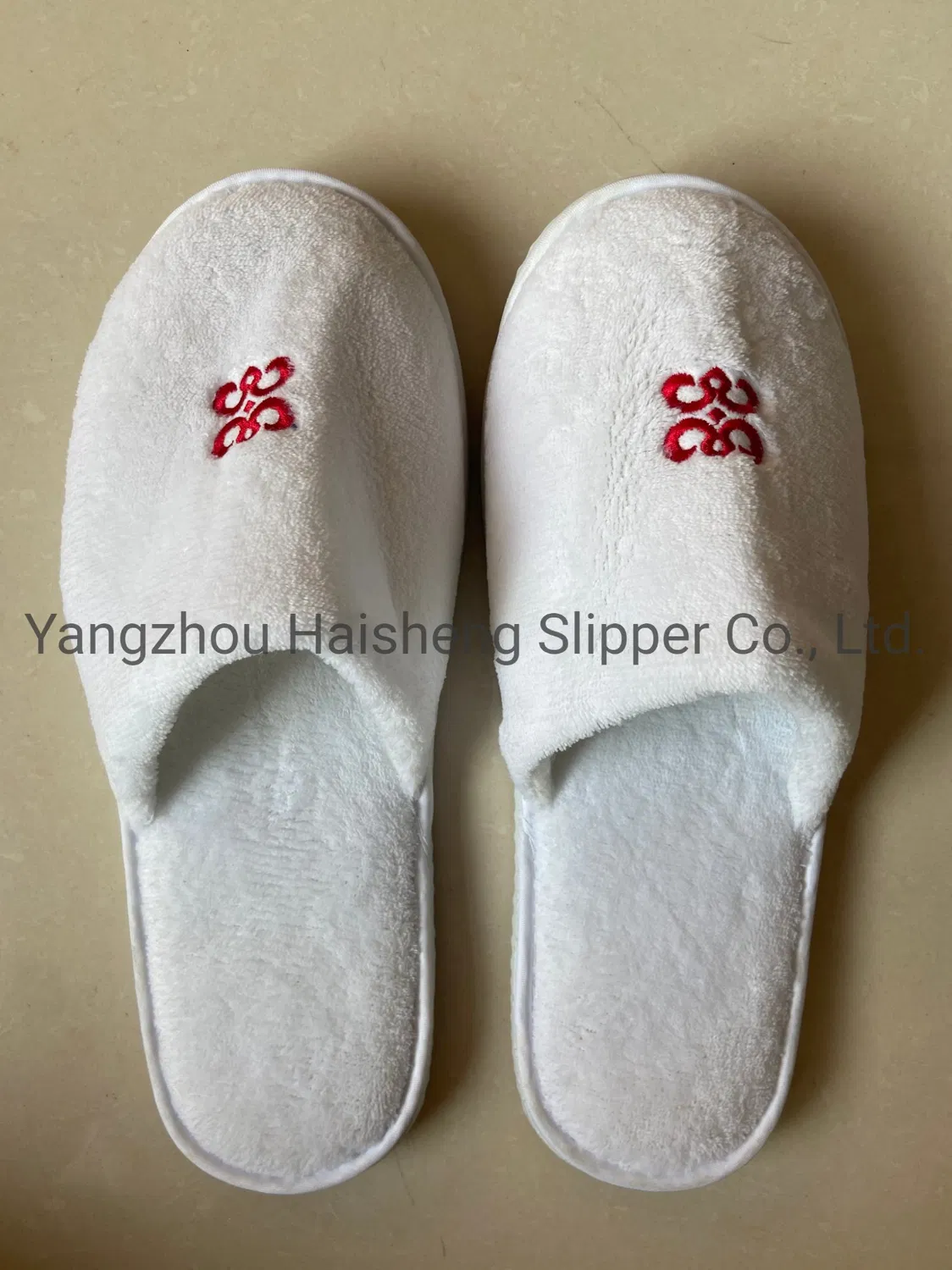 Personalized Marriot Hotel Bathroom Open Toe Flip Flop Disposable Slipper