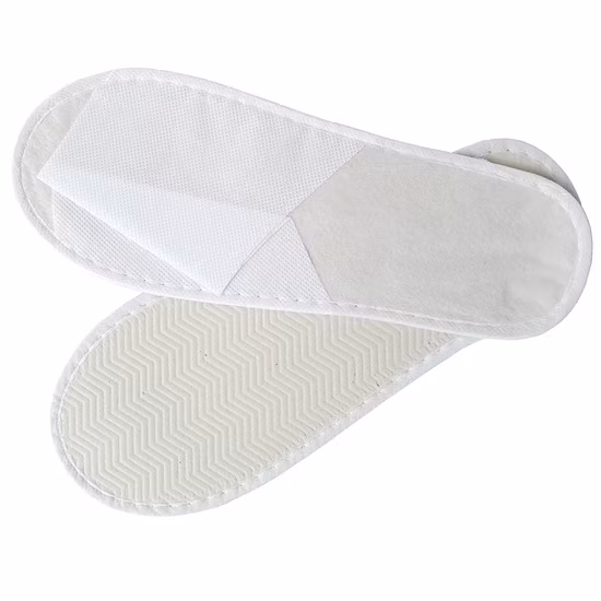 Low Price Cotton Velvet Hotel Slipper Soft Personalized SPA Slippers Disposable